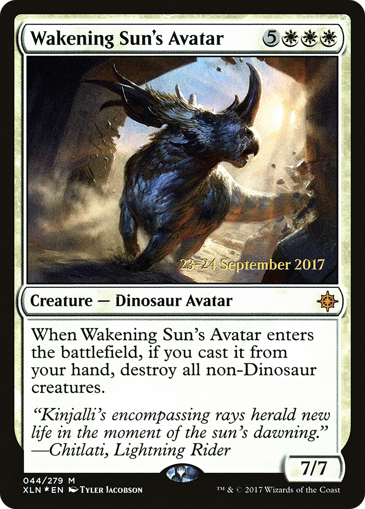 Wakening Sun's Avatar (PRE-44S) [Ixalan Promos] Foil