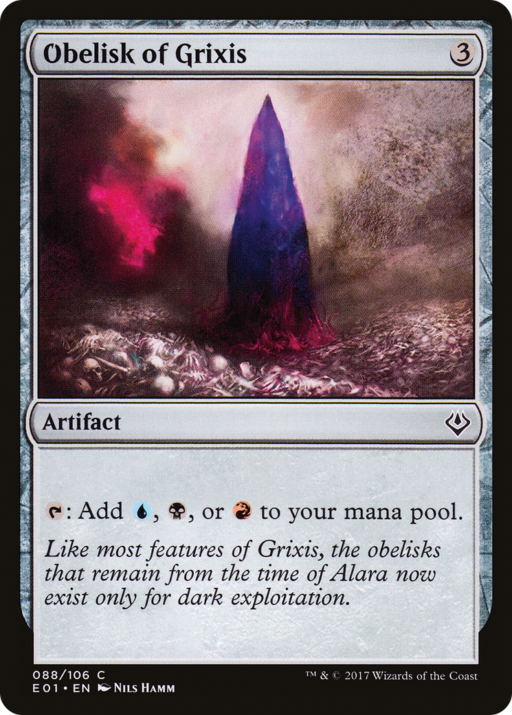 Obelisk of Grixis (AC2-088) [Archenemy: Nicol Bolas]