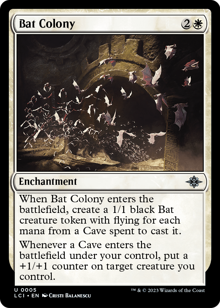 Bat Colony (LCI-005) [The Lost Caverns of Ixalan] Foil