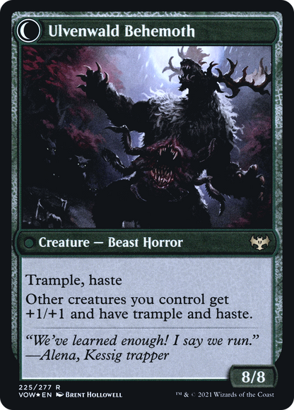 Ulvenwald Oddity (PRE-225) [Innistrad: Crimson Vow Promos] Foil