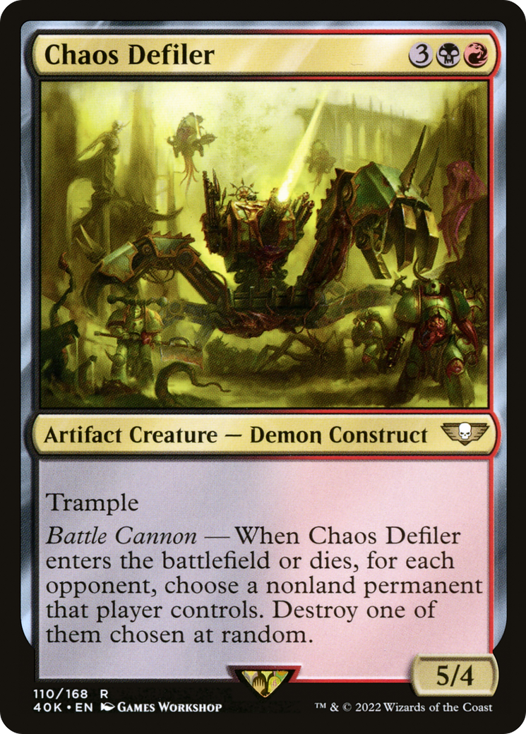 Chaos Defiler (40K-110) [Warhammer 40,000 Commander]