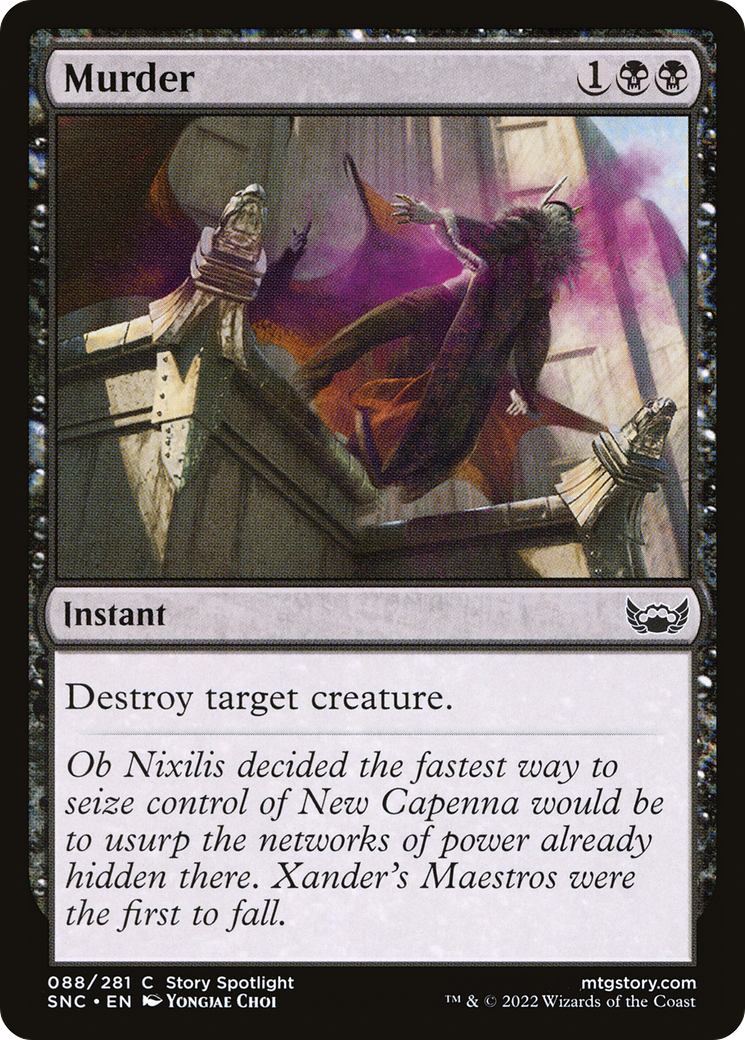 Murder (SNC-088) [Streets of New Capenna] Foil