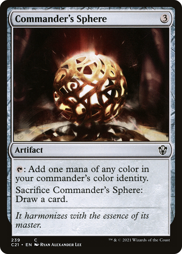 Commander's Sphere (C21-239) [Commander 2021]