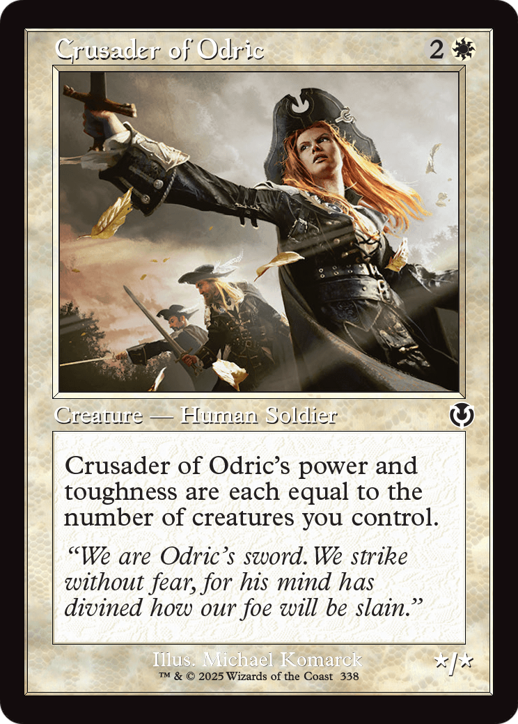 Crusader of Odric (Retro Frame) (INR-338) [Innistrad Remastered] Foil