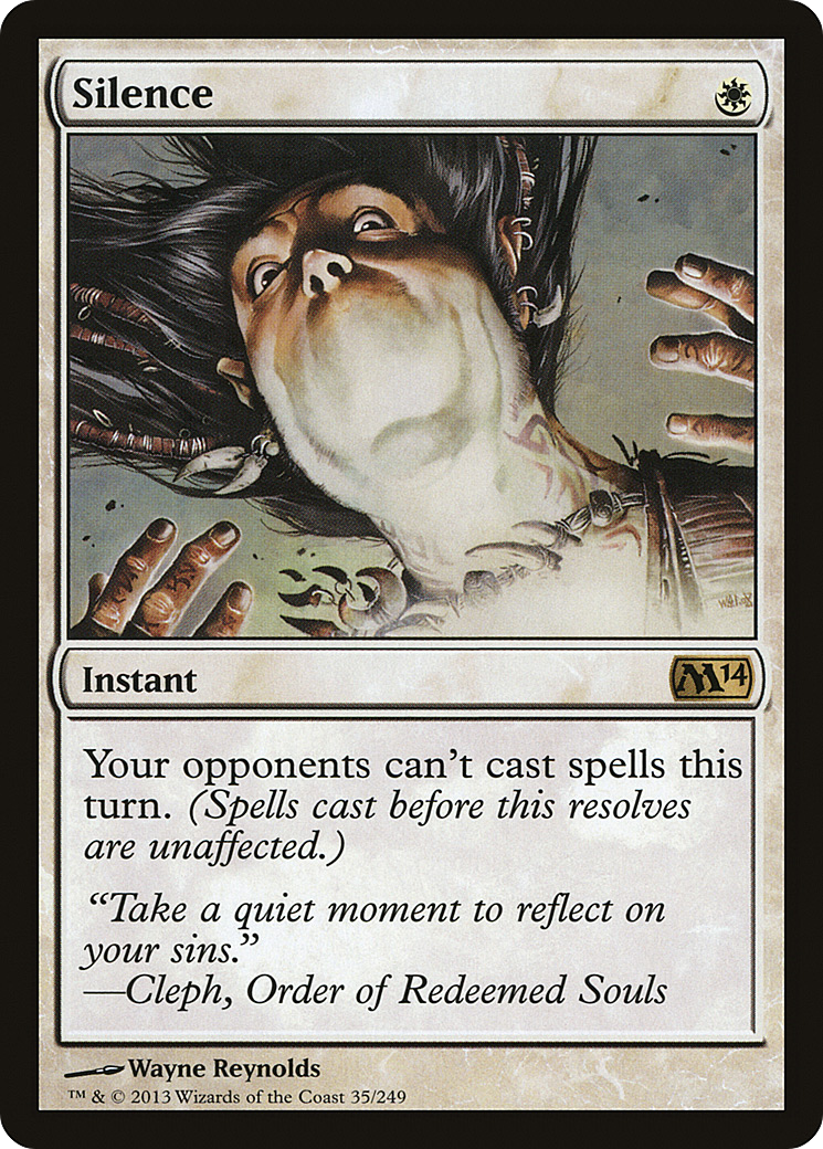 Silence (M14-035) [Magic 2014] Foil