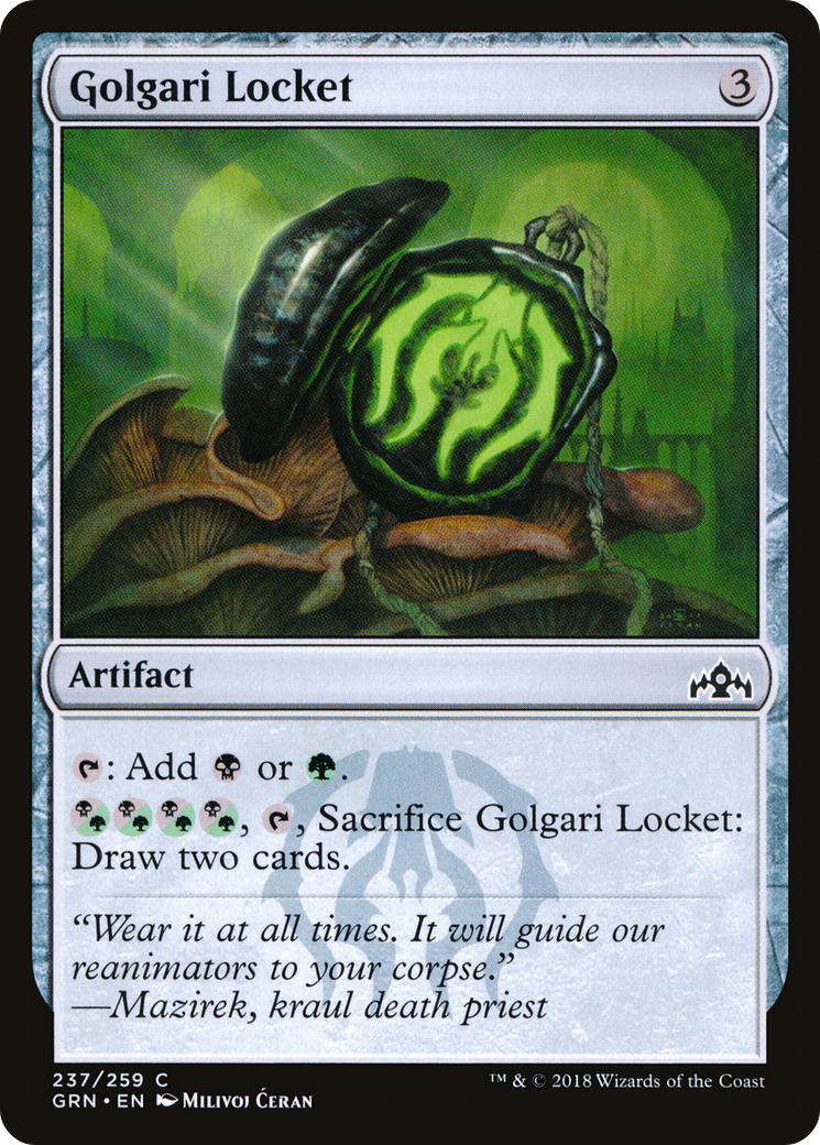 Golgari Locket (GRN-237) [Guilds of Ravnica]