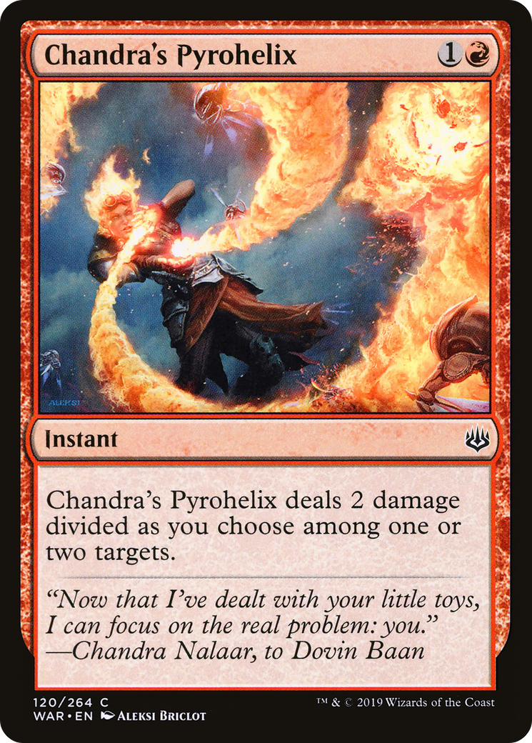 Chandra's Pyrohelix (WAR-120) [War of the Spark]
