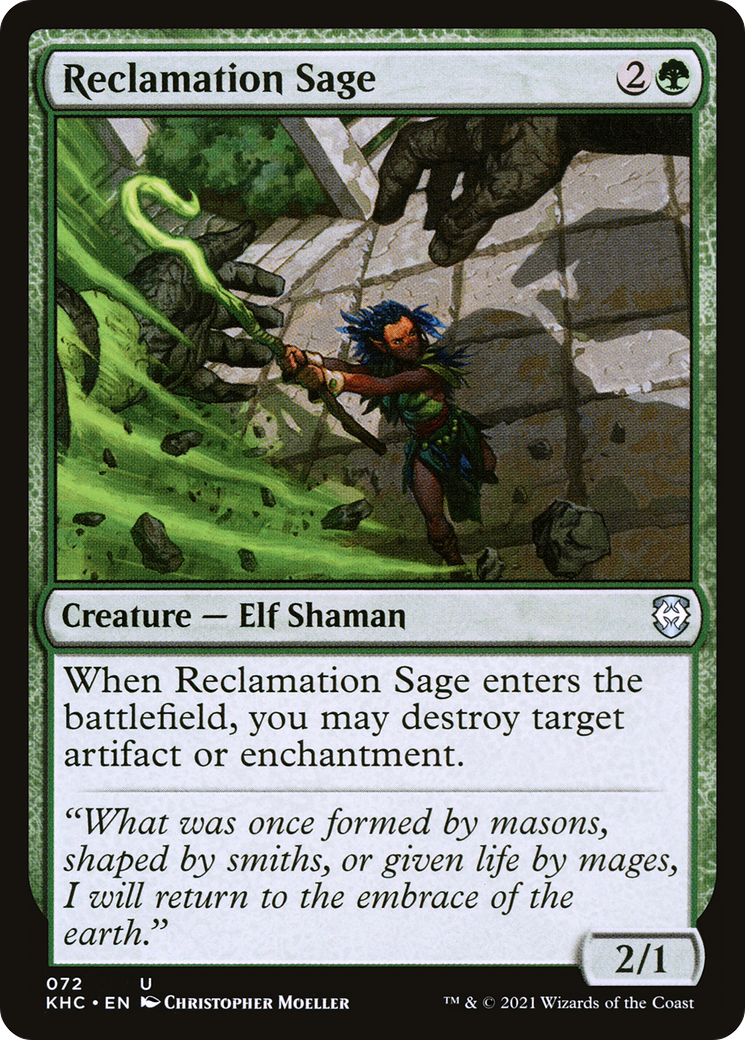 Reclamation Sage (KHC-072) [Kaldheim Commander]
