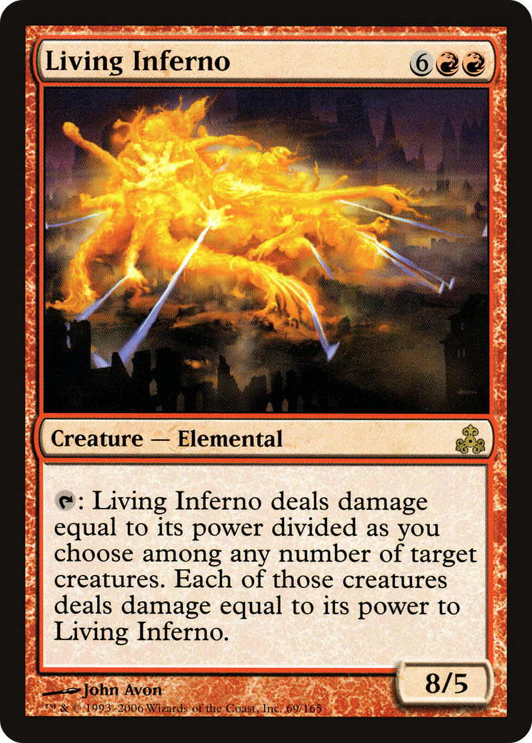Living Inferno (GPT-069) [Guildpact]