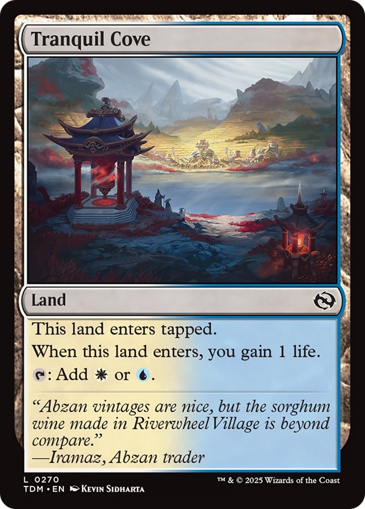 Tranquil Cove (TDM-270) [Tarkir: Dragonstorm]