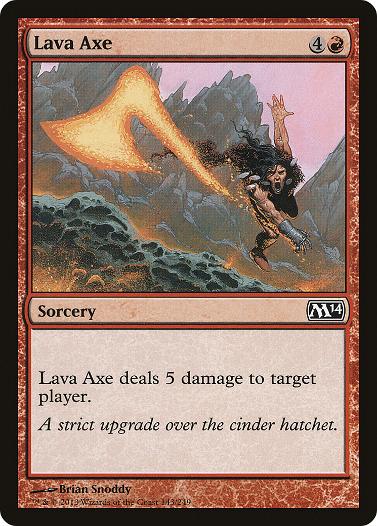 Lava Axe (M14-143) [Magic 2014] Foil