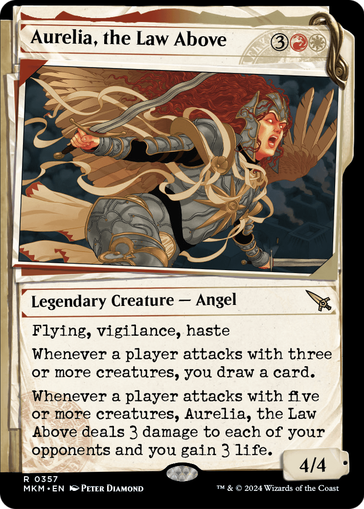 Aurelia, the Law Above (Showcase) (MKM-357) [Murders at Karlov Manor]