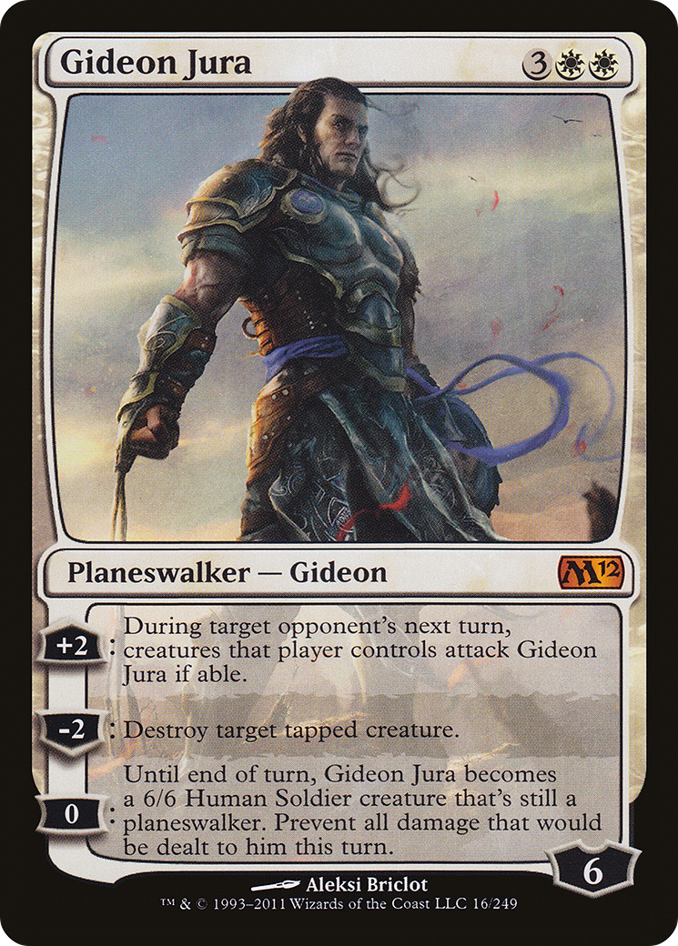 Gideon Jura (M12-016) [Magic 2012] Foil