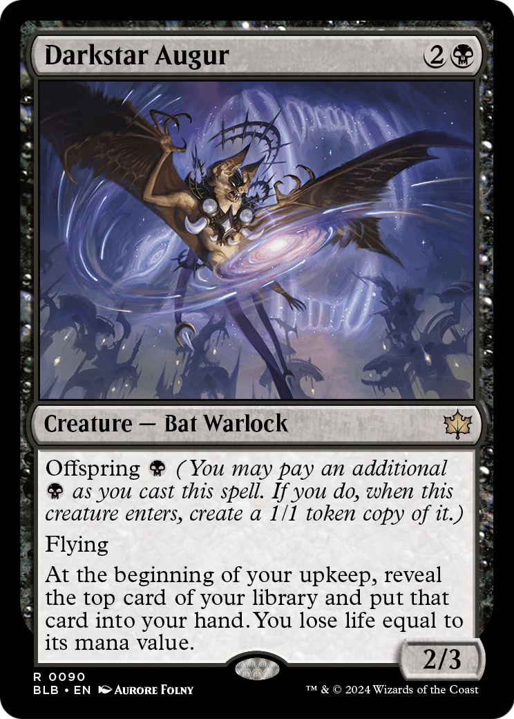 Darkstar Augur (BLB-090) [Bloomburrow]