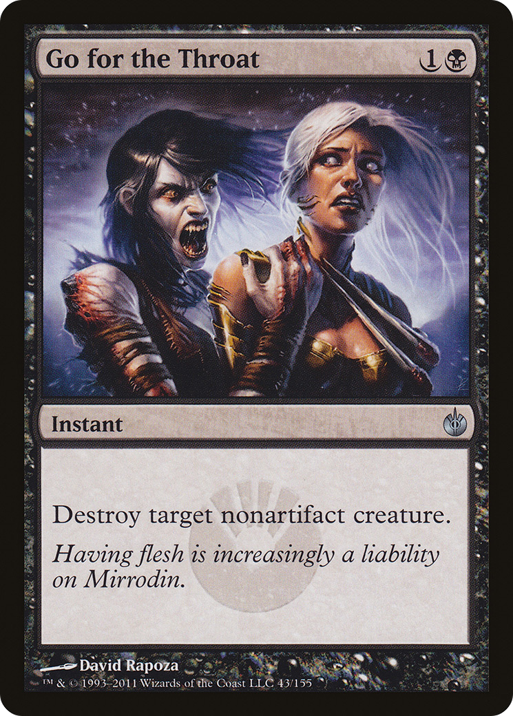 Go for the Throat (MBS-043) [Mirrodin Besieged] Foil