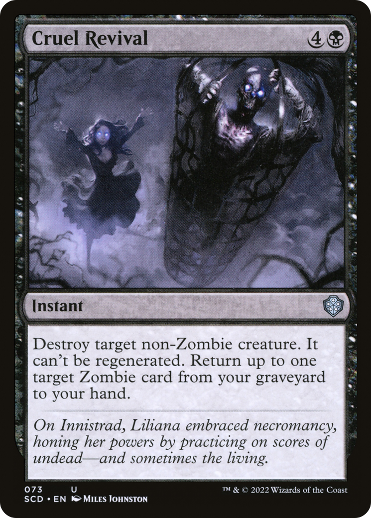 Cruel Revival (SCD-073) [Starter Commander Decks]