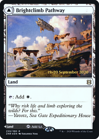 Brightclimb Pathway (PRE-259S) [Zendikar Rising Promos] Foil