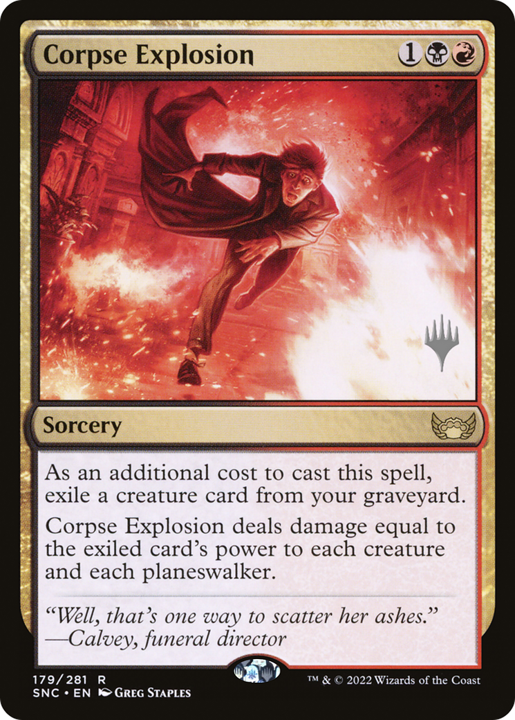 Corpse Explosion (PPSNC-179) [Promo Pack: Streets of New Capenna Promos] Foil