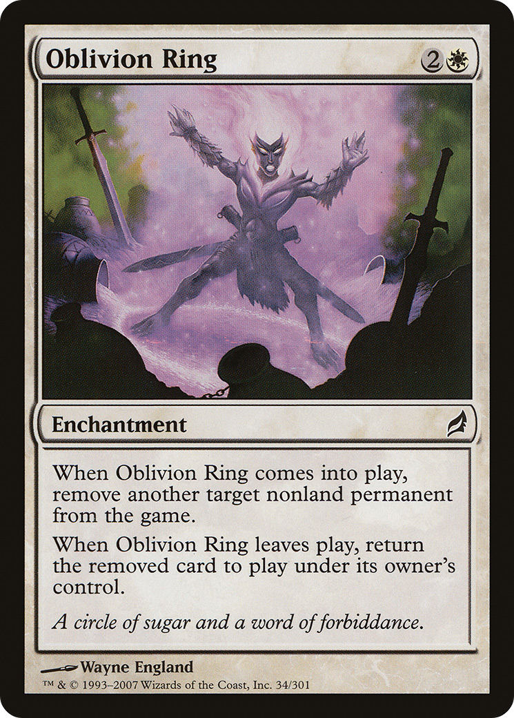 Oblivion Ring (LRW-034) [Lorwyn] Foil