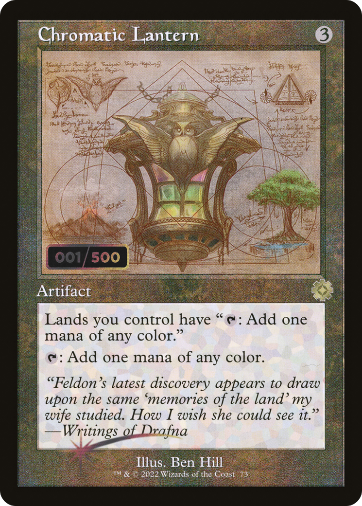Chromatic Lantern (Schematic) (Serial Numbered) (BRR-073) [The Brothers' War Retro Artifacts] Foil