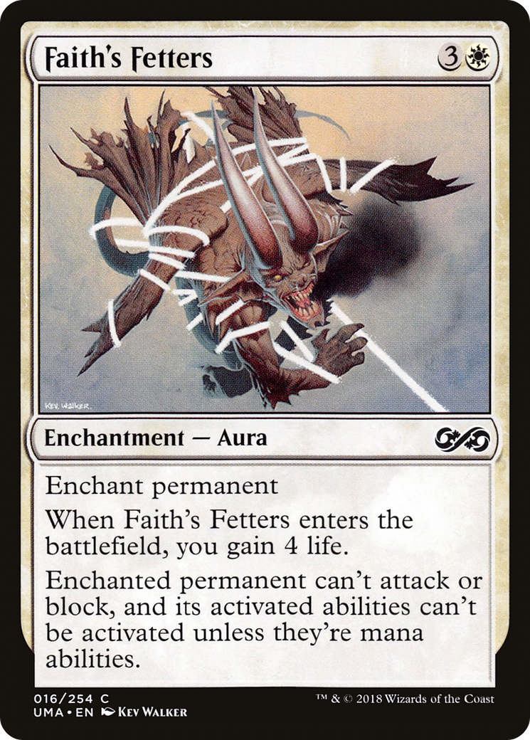 Faith's Fetters (UMA-016) [Ultimate Masters] Foil