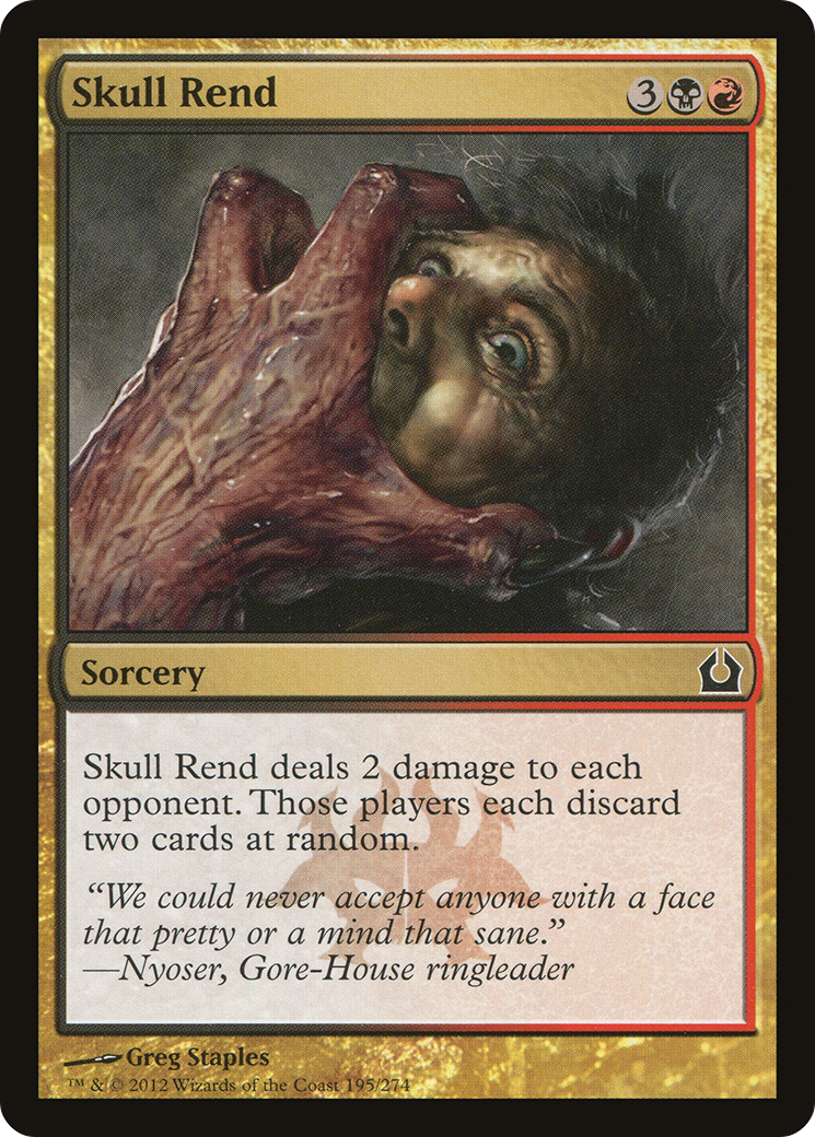 Skull Rend (RTR-195) [Return to Ravnica] Foil