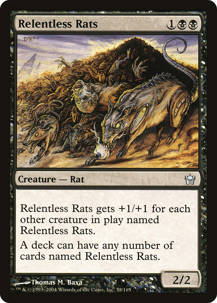 Relentless Rats (5DN-058) [Fifth Dawn] Foil