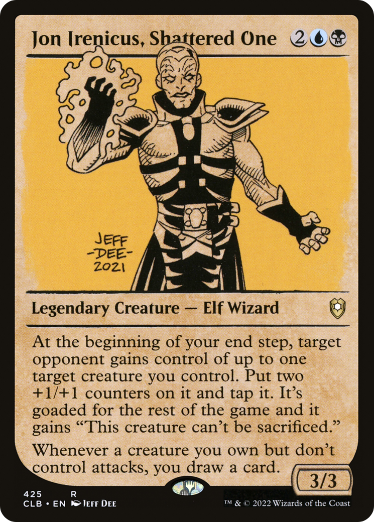 Jon Irenicus, Shattered One (Showcase) (CLB-425) [Commander Legends: Battle for Baldur's Gate] Foil