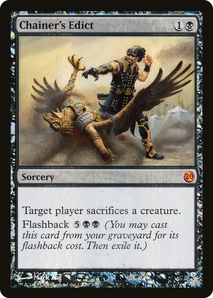 Chainer's Edict (V13-010) [From the Vault: Twenty] Foil