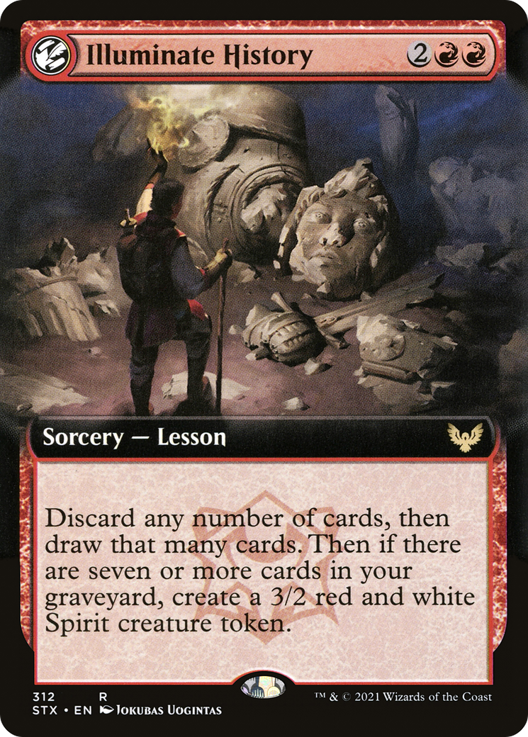 Illuminate History (Extended Art) (STX-312) [Strixhaven: School of Mages] Foil