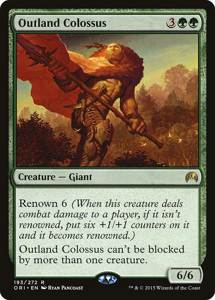 Outland Colossus (ORI-193) [Magic Origins] Foil