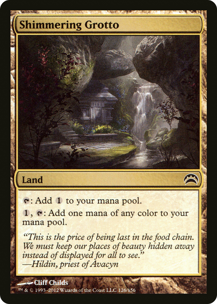 Shimmering Grotto (PC2-126) [Planechase 2012]