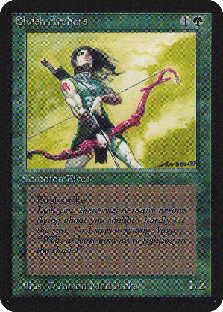Elvish Archers [Limited Edition Alpha]