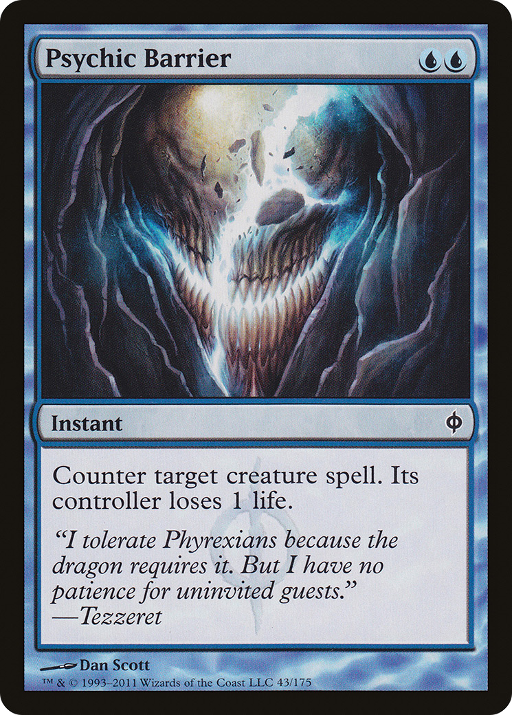 Psychic Barrier (NPH-043) [New Phyrexia]
