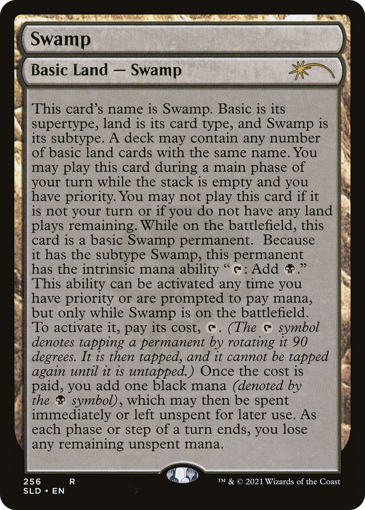 Swamp (SLD-256) (Full-Text Lands) [Secret Lair Drop]