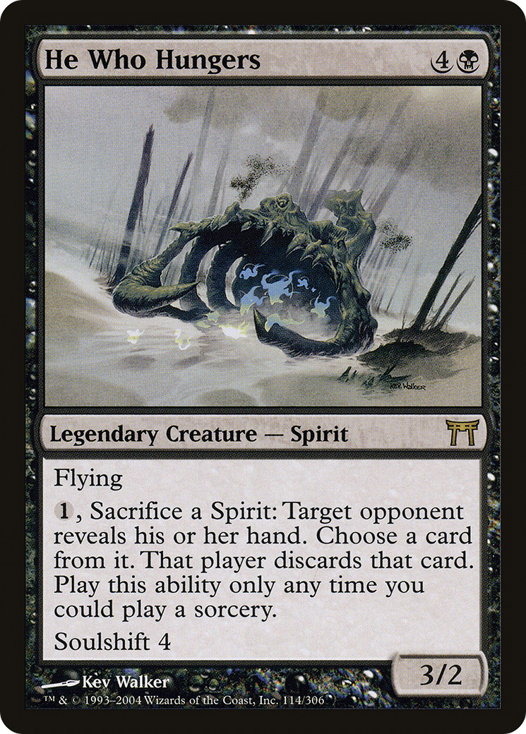 He Who Hungers (CHK-114) [Champions of Kamigawa] Foil