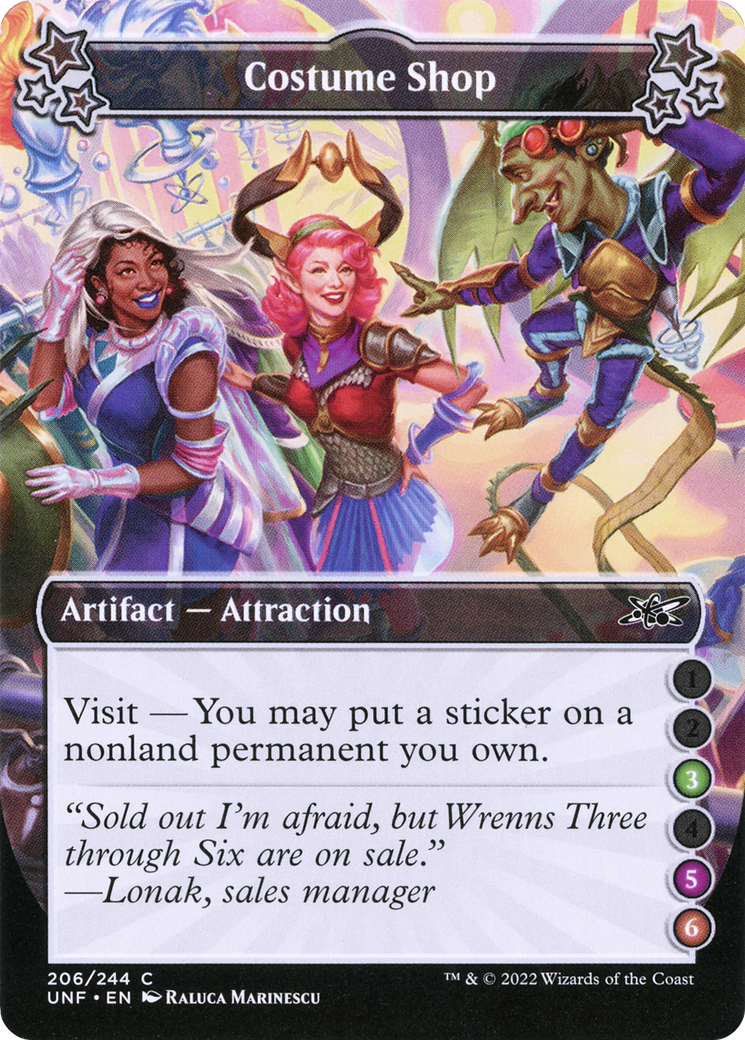 Costume Shop (3-5-6) (UNF-206) [Unfinity] Foil