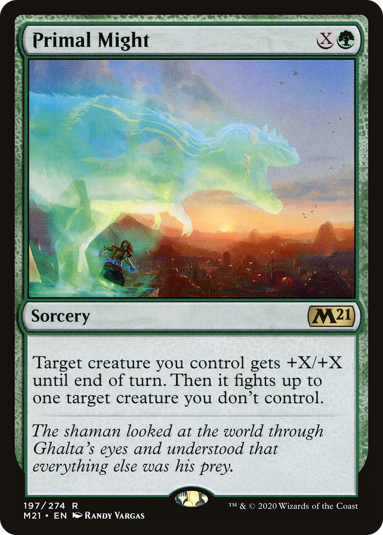 Primal Might (M21-197) [Core Set 2021] Foil
