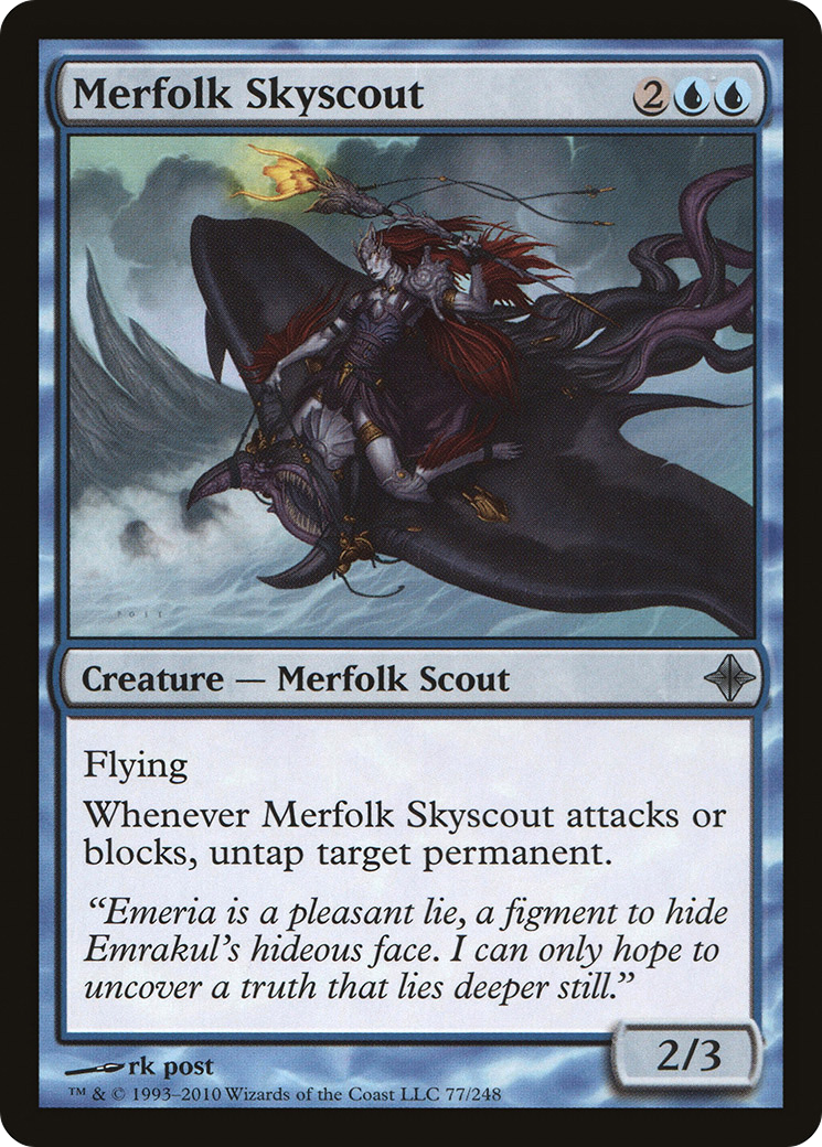 Merfolk Skyscout (ROE-077) [Rise of the Eldrazi] Foil