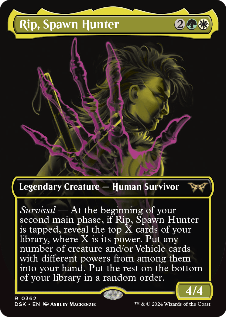 Rip, Spawn Hunter (Showcase) (DSK-362) (Borderless) [Duskmourn: House of Horror]