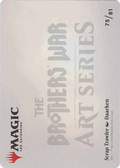 Scrap Trawler // Scrap Trawler (ABRO-075) (Borderless) [The Brothers' War Art Series]