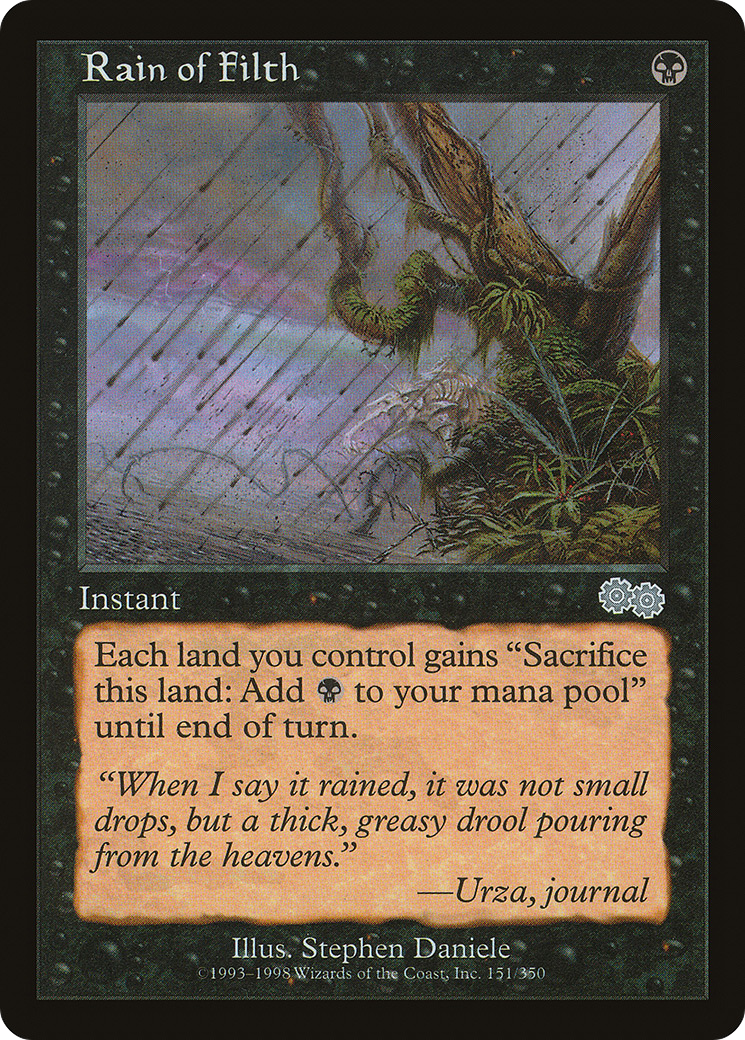 Rain of Filth (USG-151) [Urza's Saga]