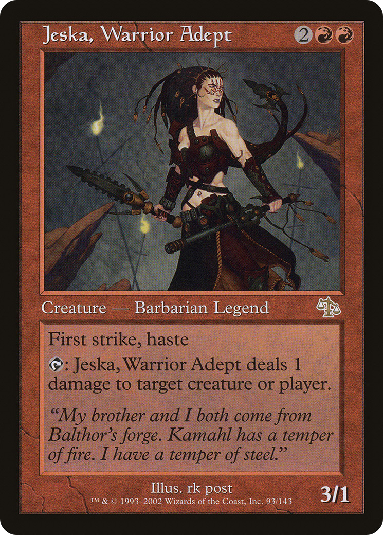 Jeska, Warrior Adept (JUD-093) [Judgment]