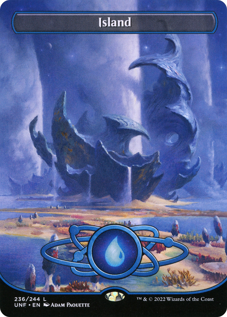 Island (UNF-236) (Borderless) [Unfinity] Foil