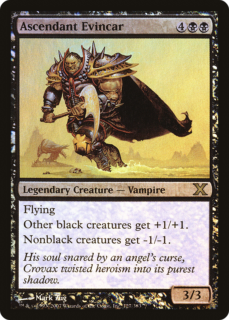 Ascendant Evincar (10E-127★) [Tenth Edition] Foil