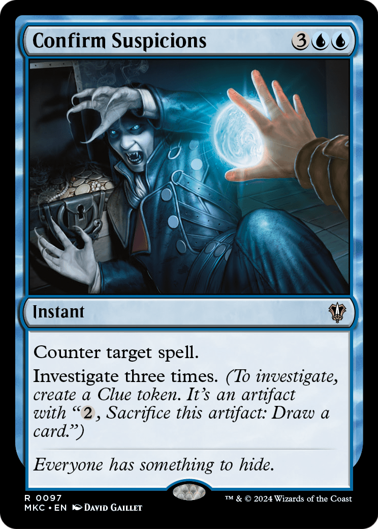 Confirm Suspicions (MKC-097) [Murders at Karlov Manor Commander]