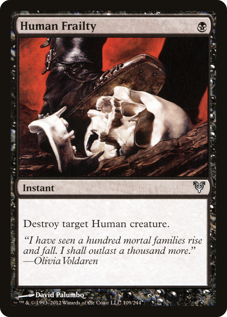Human Frailty (AVR-109) [Avacyn Restored]