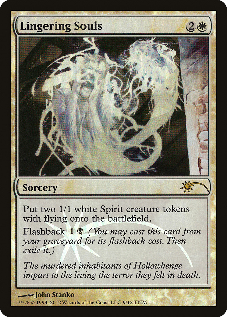 Lingering Souls (FNM-009) [Friday Night Magic 2012] Foil