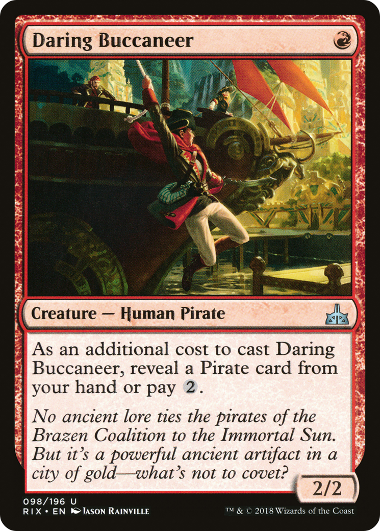 Daring Buccaneer (RIX-098) [Rivals of Ixalan]