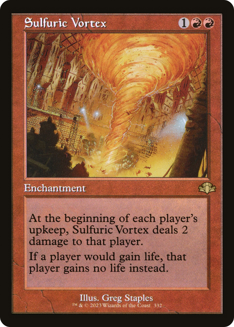 Sulfuric Vortex (Retro Frame) (DMR-332) [Dominaria Remastered]
